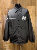 AA= BRING THE DISTORTION COACH JACKET (BK)