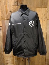 AA= BRING THE DISTORTION COACH JACKET (BK)