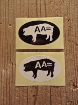 画像: AA= PIG STICKER SET