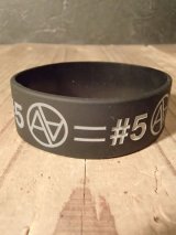 画像: AA= #5 RUBBER WRIST BAND (BLACK×GRAY)