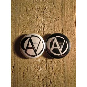 画像: AA= #2 BADGE (25mm) - WHITE・BLACK