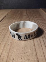 画像: AA= LIVE from story of Suite #19 RUBBER WRIST BAND (BK)