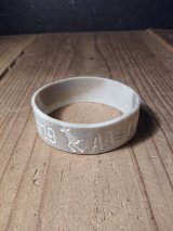 画像: AA= LIVE from story of Suite #19 RUBBER WRIST BAND (WH)