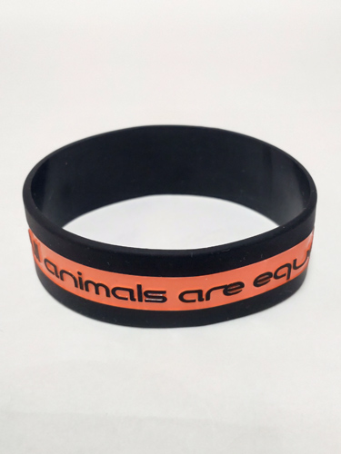 画像2: AA= #7 RUBBER WRIST BAND (BK×OR)