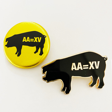 画像2: AA= XV PINS & BADGE SET (GOLD)