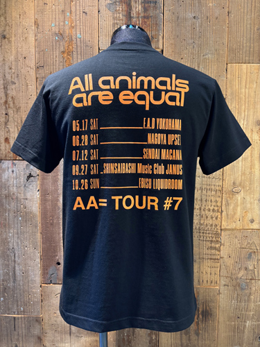 画像2: AA= TOUR #7 TEE (BK)