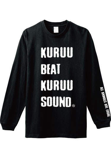 画像1: KURUU SONG LONG SLEEVE TEE (BK)