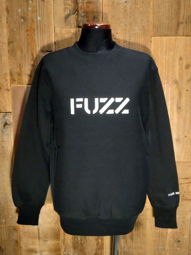 画像1: FUZZ STENCIL SWEATSHIRT (BK)